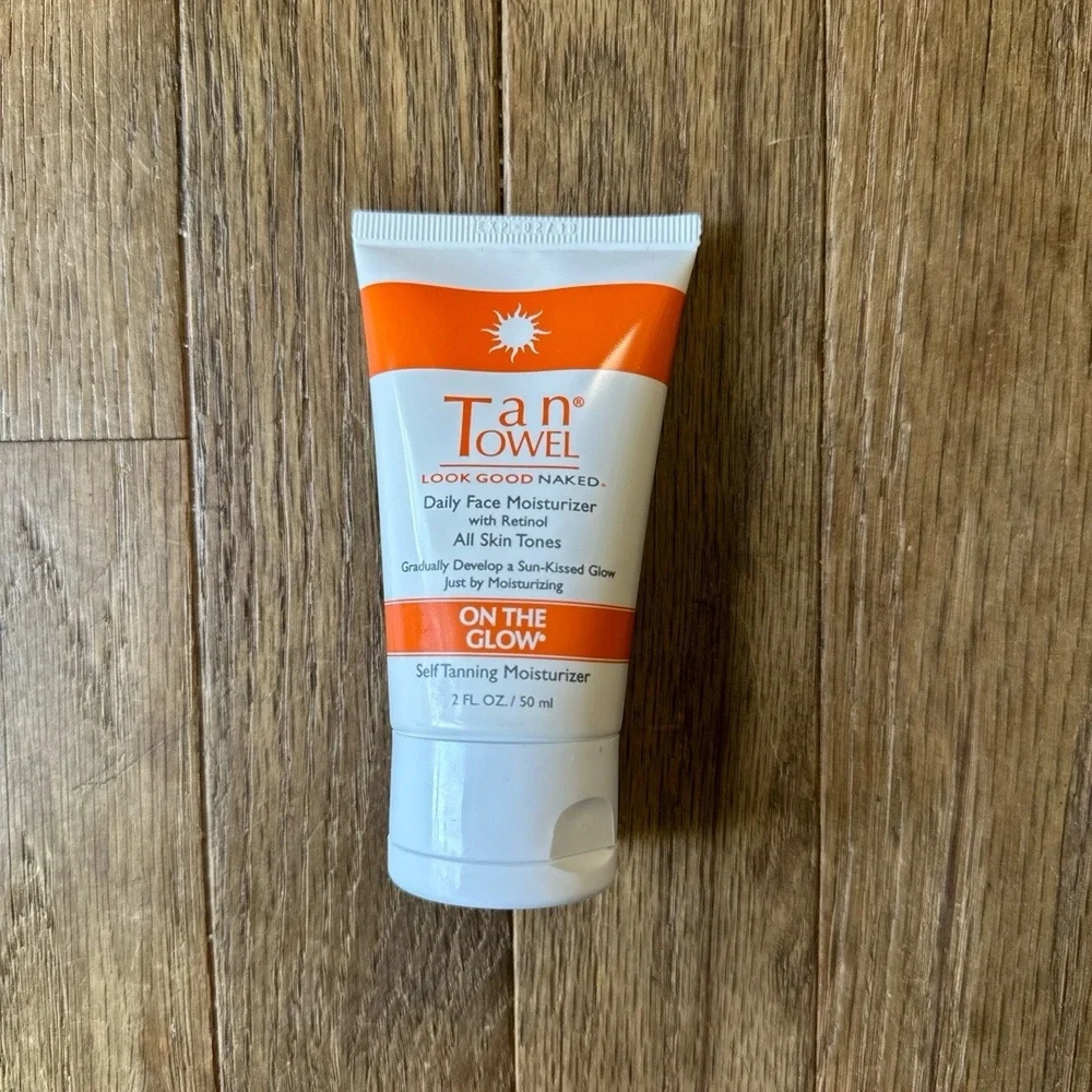 Tan Towel 9/10 Self-Tan Set Lotion 2oz Used Size Med Dark Face Body Retinol Glow